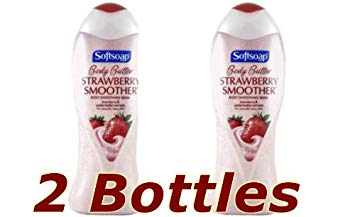 Body Butter-Softsoap Body Wash, Strawberry Smoother, 20 Ounce (Pack of 2)