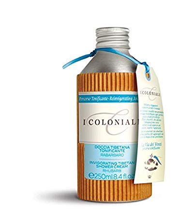 I Coloniali Invigorating Tibetan Shower Cream with Rhubarb, 8.4 Fluid Ounce