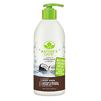 Nature's Gate Coconut Body Wash, 18 Ounce (Pack of 12)