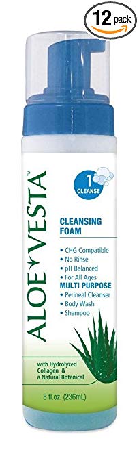 Aloe Vesta Cleansing Foam 8 oz Qty 12 by ConvaTec