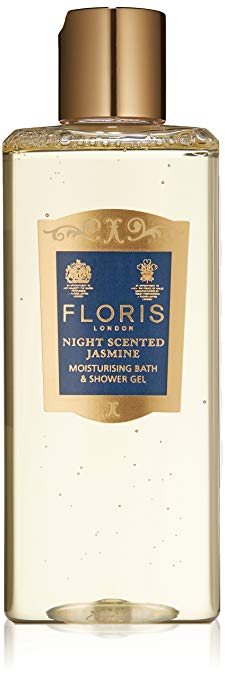 Floris London Night Scented Jasmine Moisturising Bath & Shower Gel, 8.4 fl. oz.