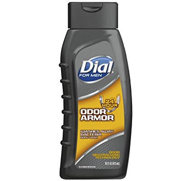 Dial For Men Antibacterial Body Wash, Odor Armor 16 oz (Pack of 11)