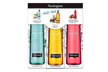 Neutrogena Rainbath Multi-Pack of 3, 1 Original Formula, 1 Pomegranate and 1 Ocean Mist, 16 fl oz bottles