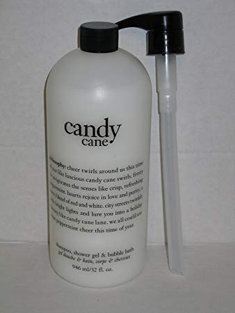 Philosophy Candy Cane Bubble Bath and Shower Gel - 32 oz