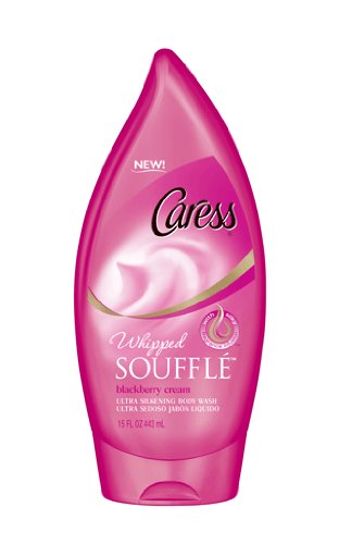Caress Body Wash, Whipped Souffle Blackberry Cream, 15-Ounces Bottles (Pack of 3)