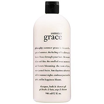 Philosophy Summer Grace Shampoo, Bath & Shower Gel 32 Fl. Oz Jumbo Size