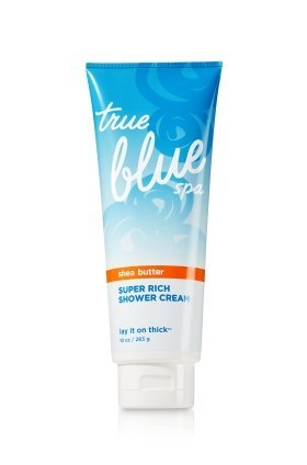 Bath & Body Works True Blue Spa Lay It On Thick Super Rich Shower Cream with Shea Butter 10 oz