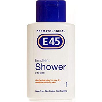 6 x E45 Dermatological Emollient Shower Cream 200ml